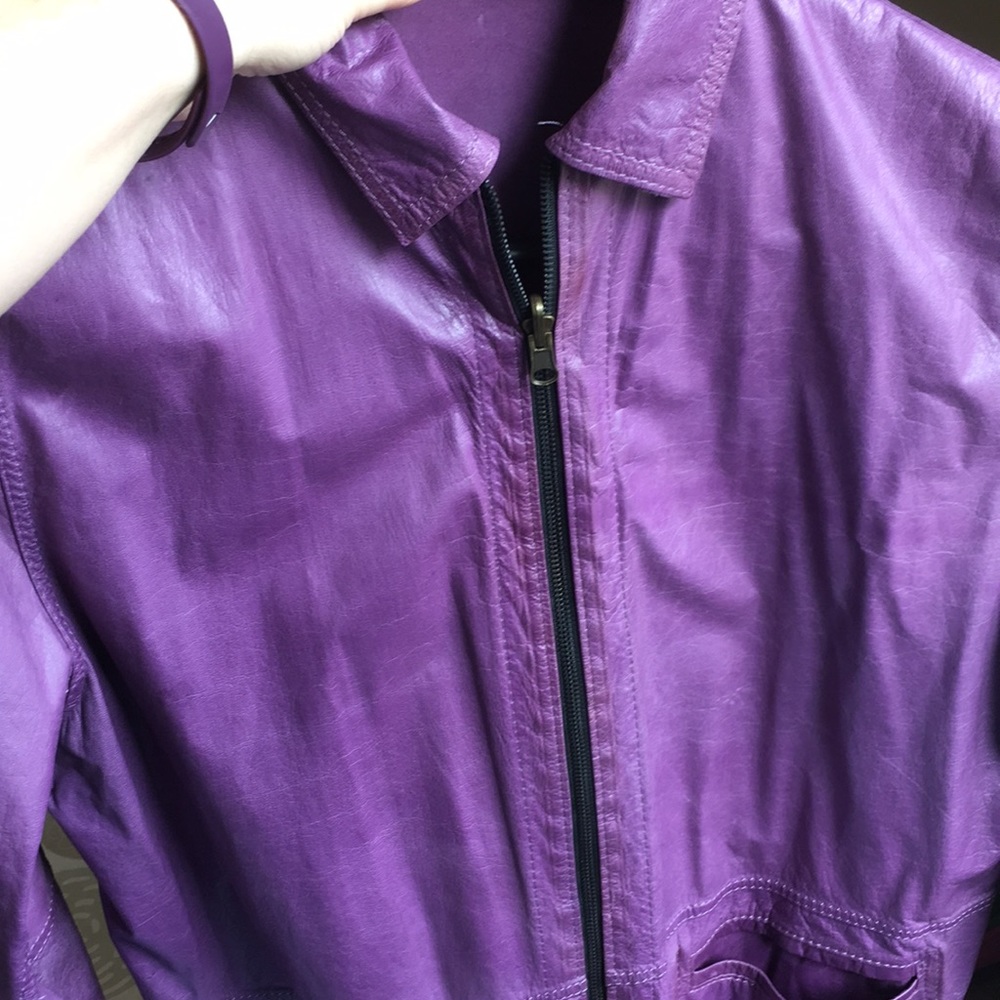 Leather/Suede reversible jacket - Picture 8 of 8
